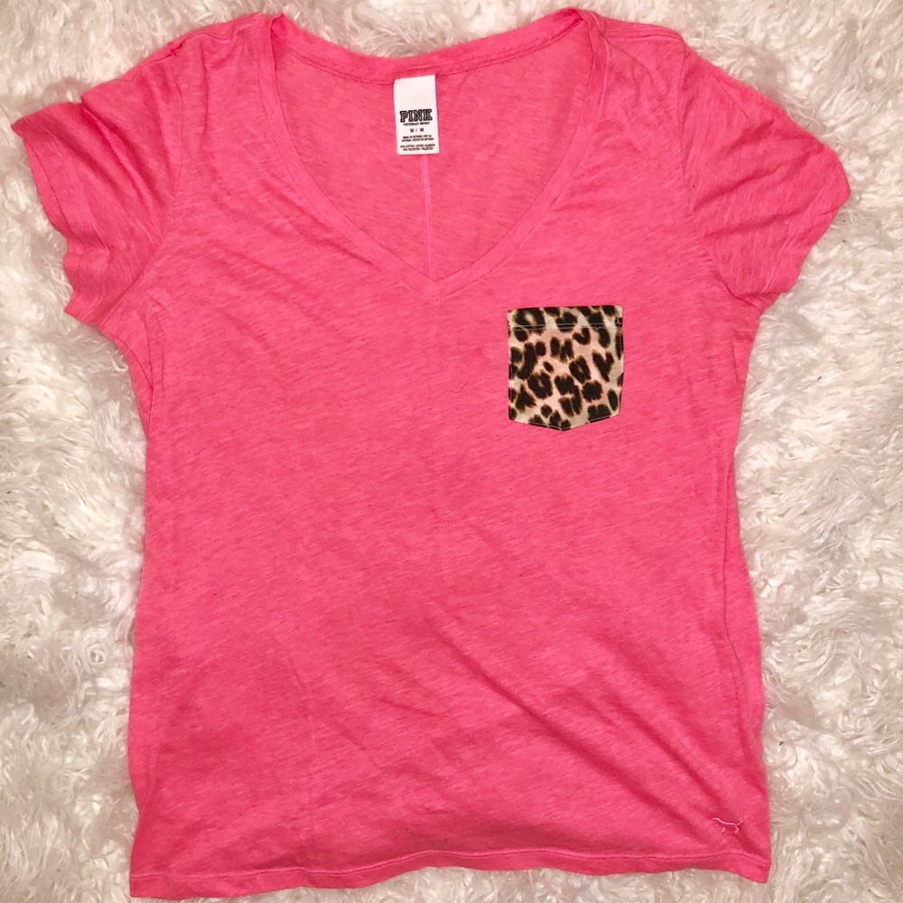 PINK Victoria’s Secret V-neck pocket tee